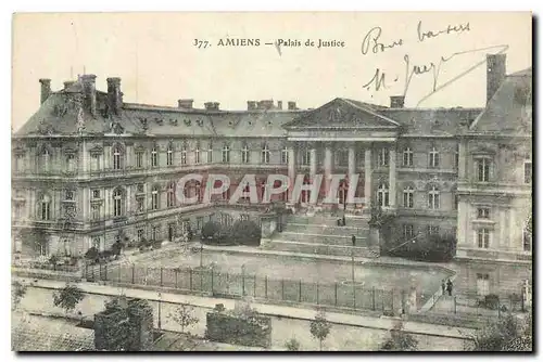Cartes postales Amiens Palais de justice