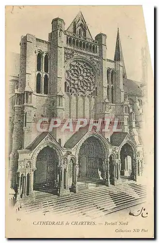 Ansichtskarte AK Cathedrale de Chartres Portail Nord