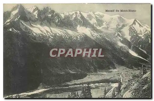 Cartes postales Massif du Mont blanc