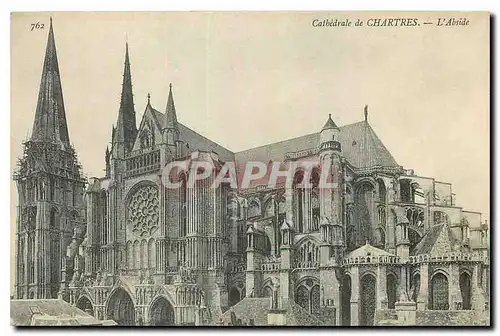 Cartes postales Cathedrale de Chartres l'Abside