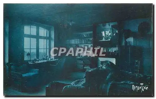 Cartes postales La Bicoque Chambre de Clemenceau Sa Table de travail face a la mer