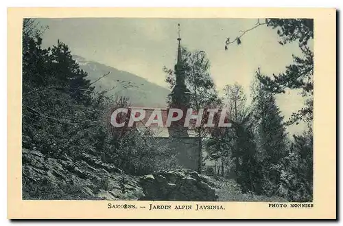 Cartes postales Samoens Jardin alpin Jaysinia