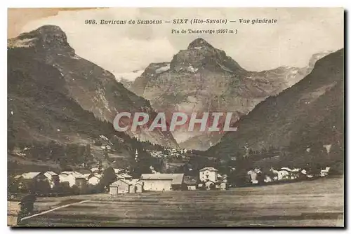 Cartes postales Environs de Samoens Sixt Hte Savoie Vue generale