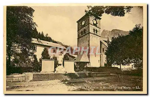 Ansichtskarte AK Facade de l'Eglise et le Monument aux Morts