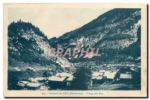 Cartes postales Environs de Sixt Hte Savoie Village des Faix
