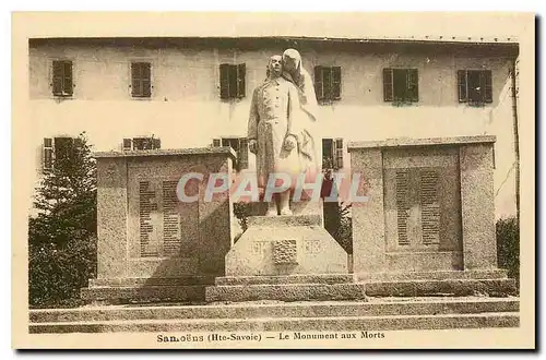 Cartes postales Samoens Hte Savoie Le Monument aux Morts