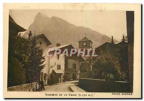 Cartes postales Samoens et le Criou