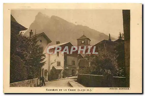 Cartes postales Samoens et le Criou