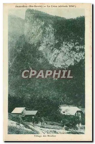Ansichtskarte AK Samoens Hte Savoie Le Criou Village des Moulins