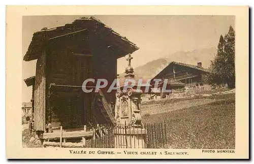 Ansichtskarte AK Vallee du Giffre Vieux chalet a Salvagny