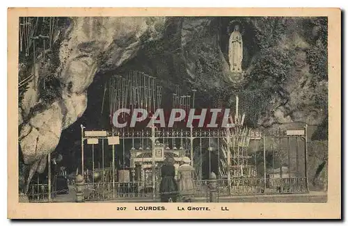 Cartes postales Lourdes La Grotte