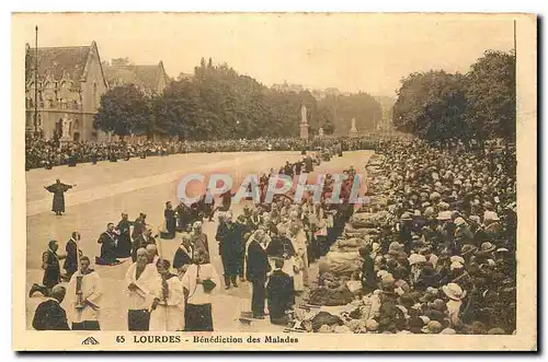 Cartes postales Lourdes Benediction des Malades