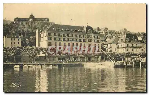 Cartes postales Evial les Bains Hte Savoie Les Hotels vue du Lac