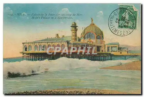 Cartes postales Nice Palais de Justice par un coup de Mer