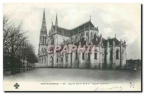 Ansichtskarte AK Chateauroux Eglise Saint Andre Facade laterale