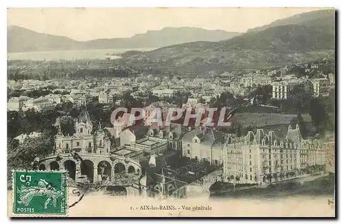 Cartes postales Aix les Bains Vue generale