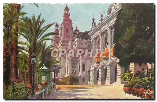 Cartes postales Cote d'Azur Monte Carlo le Casino et les Jardins