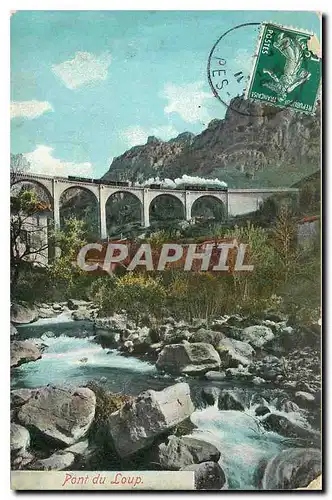 Cartes postales Pont du Loup Train