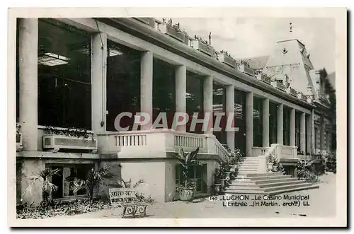 Ansichtskarte AK Luchon Le Casino Municipal L'entree