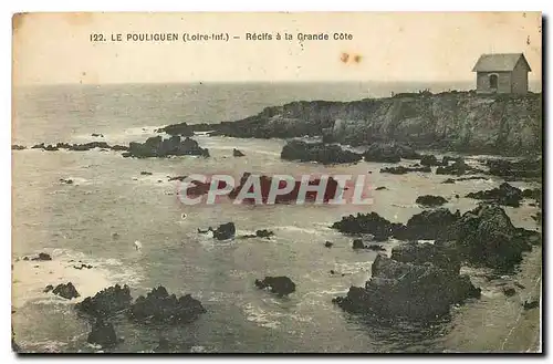 Cartes postales Le Pouliguen Loire Inf Recifs a la Grande Cote