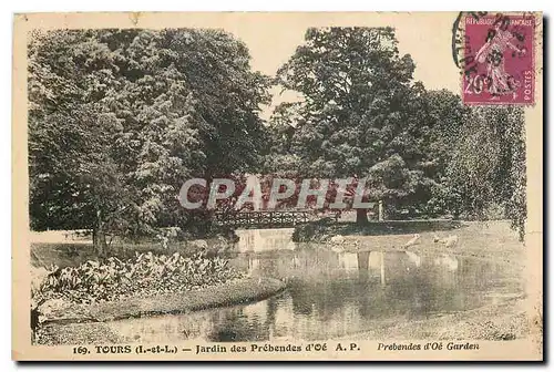 Cartes postales Tours I et L Jardin des Prebendes