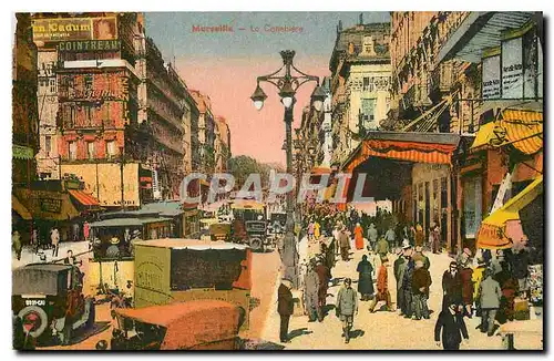 Cartes postales La Cannebiere Marseille