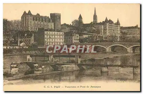 Cartes postales Pau Panorama et Pont de Jurancon