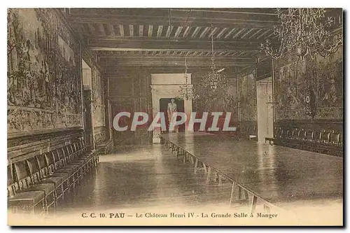 Ansichtskarte AK Pau Le Chateau Henri IV La Grande Salle