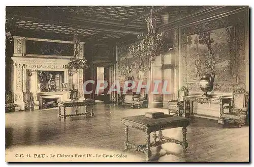 Ansichtskarte AK Pau Le Chateau Henri IV Le Grand