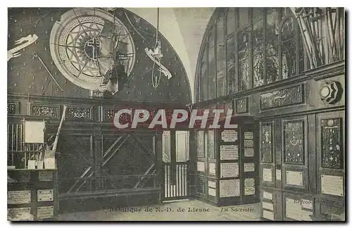 Cartes postales Basilique de N D de Liesse La Sacristie