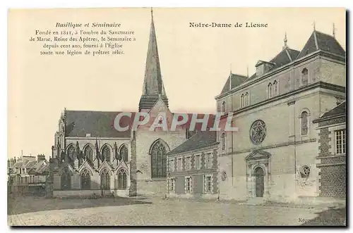 Cartes postales Basilique et Seminaire Notre Dane Liesse