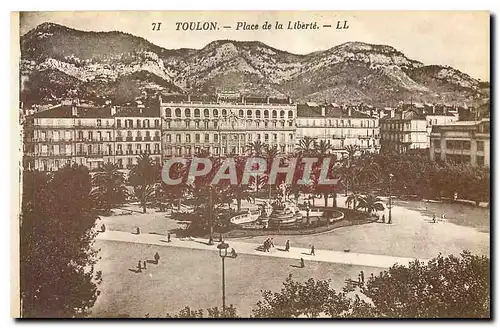 Cartes postales Toulon Place de la Liberte