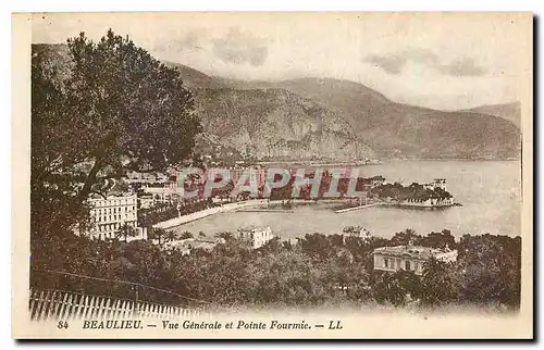 Ansichtskarte AK Beaulieu Vue Generela et Pointe Fourmie