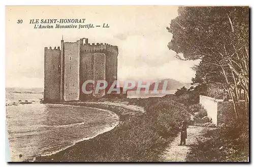 Cartes postales Ile Saint Honorat l'Ancien Monastere