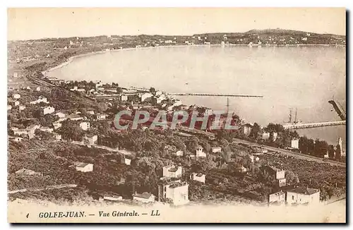 Cartes postales Golfe Juan Vue generale