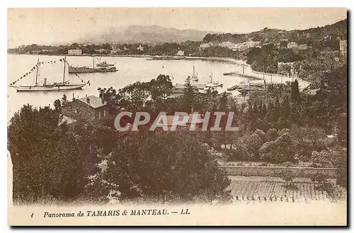 Cartes postales Panorama de Tamaris et Manteau