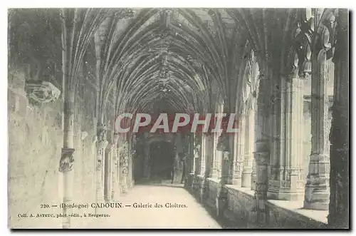 Cartes postales Dordogne Caudon Galerie des Clotres