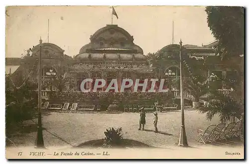 Ansichtskarte AK Vichy La Facade du Casino