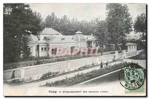 Cartes postales Vichy Etablissement des Sources Lardy