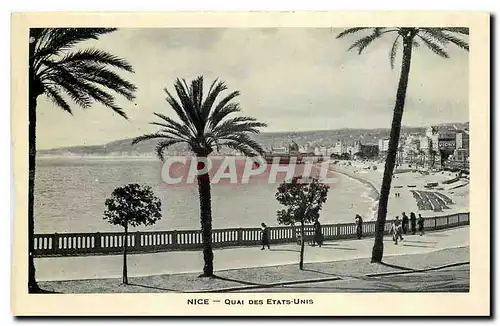 Cartes postales Nice Quai des Etats Unis