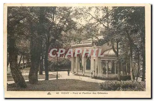 Cartes postales Vichy Parc et Pavillon des Celestins