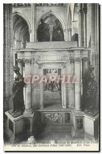 Ansichtskarte AK Saint Denis Tombeau de Henri II et le Cathedrale