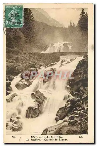 Ansichtskarte AK Env de Cauterets La Raillere Cascade du Latour