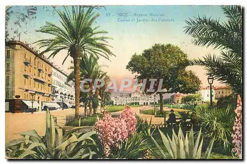 Cartes postales Nice Casino et Jardins des Palmiers