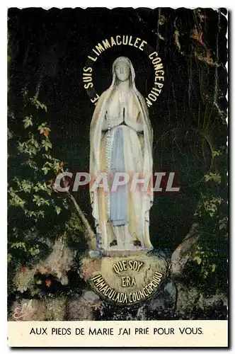 Cartes postales Lourdes La Vierge de la Grotte