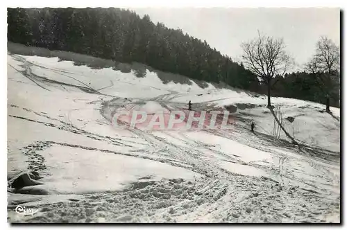 Moderne Karte Hauteville Lompnes Ain Pentes de Ski a la Ferme Guichard