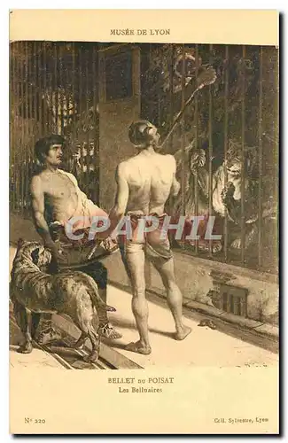 Cartes postales Musee de Lyon Bellet du Poisat Les Belluaires Tigre