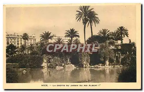 Cartes postales Nice La Grotte du Jardin du roi Albert 1er