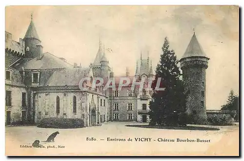 Cartes postales Environs de Vichy Chateau Bourbon Busset
