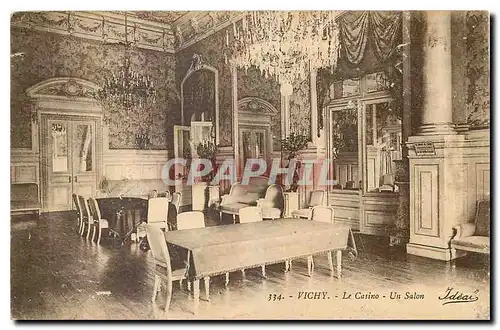 Ansichtskarte AK Vichy Le Casino Un Salon